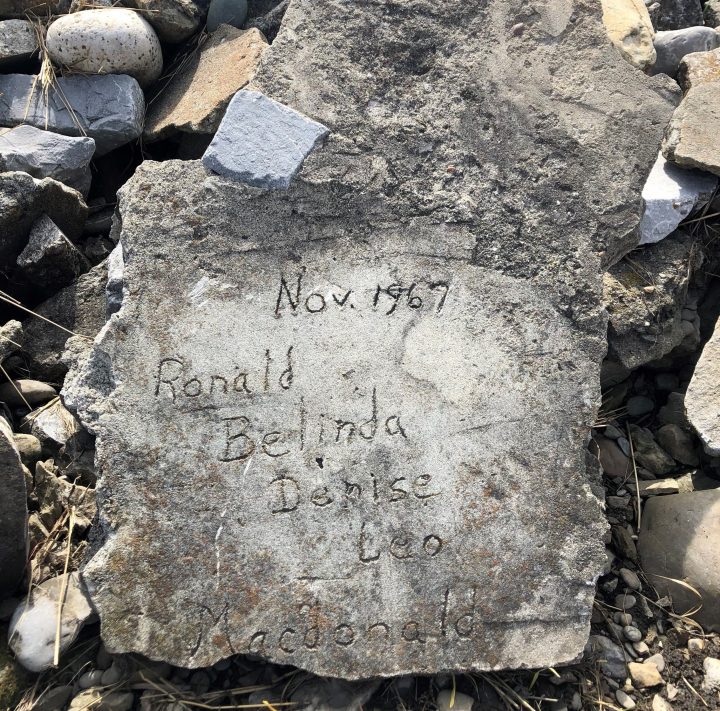 Family rock finds its way home to Calgary man after 50 years - image