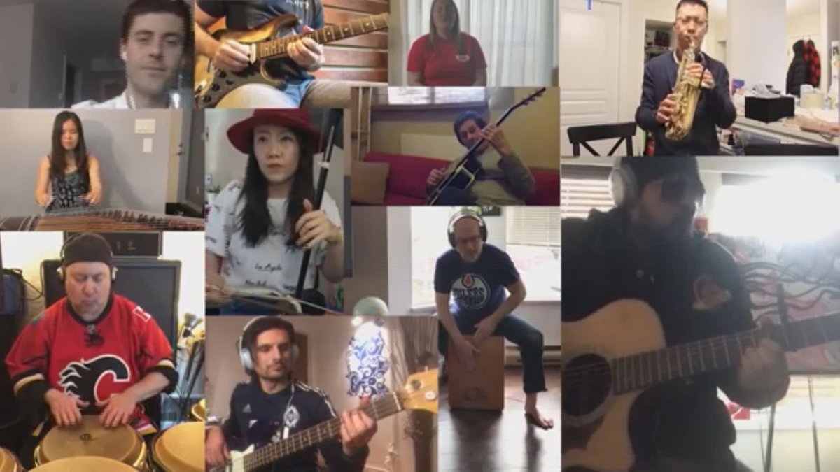 Musicians from across the Lower Mainland came together to make the song possible.
