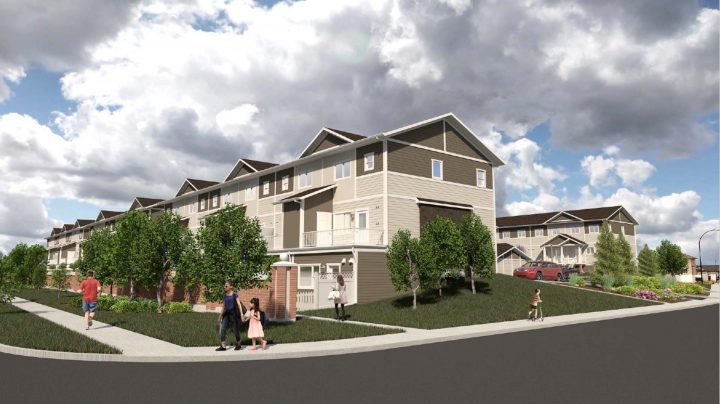 An example of what the units will look like.