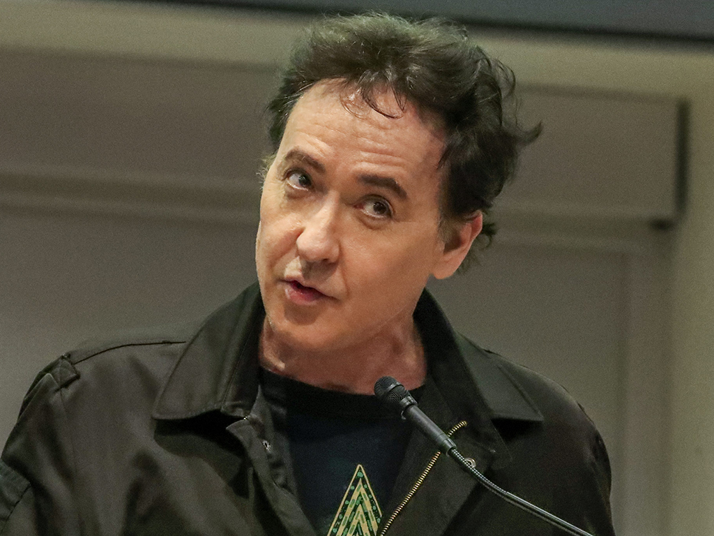 John Cusack speaks at a rally in support of Chicago Public School teachers at the Chicago Teachers Union headquarters in Chicago, Ill. on Sept. 24, 2019.