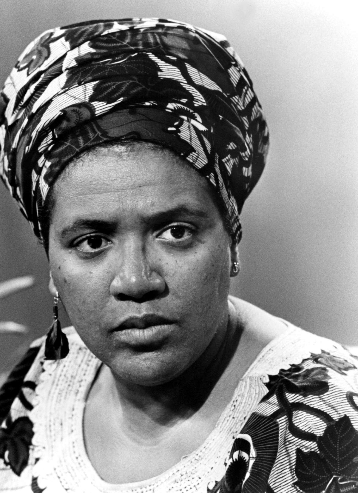 Poet Audre Lorde in the 1970s