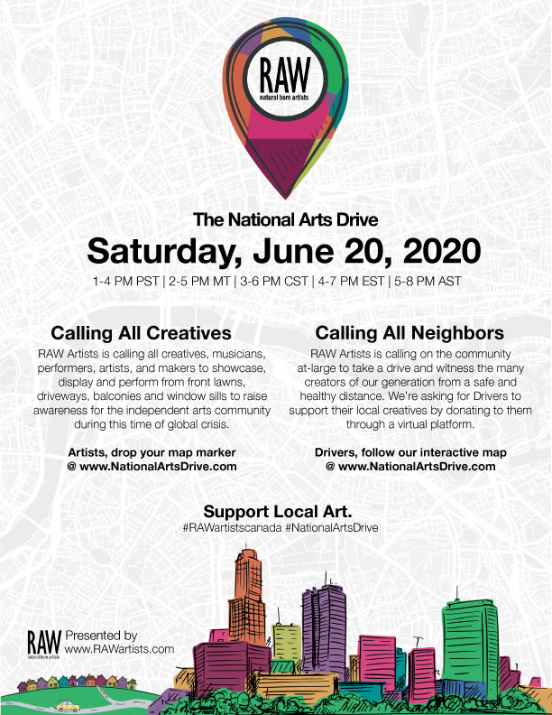 RAW Artists Canada presents the National Arts Drive - image