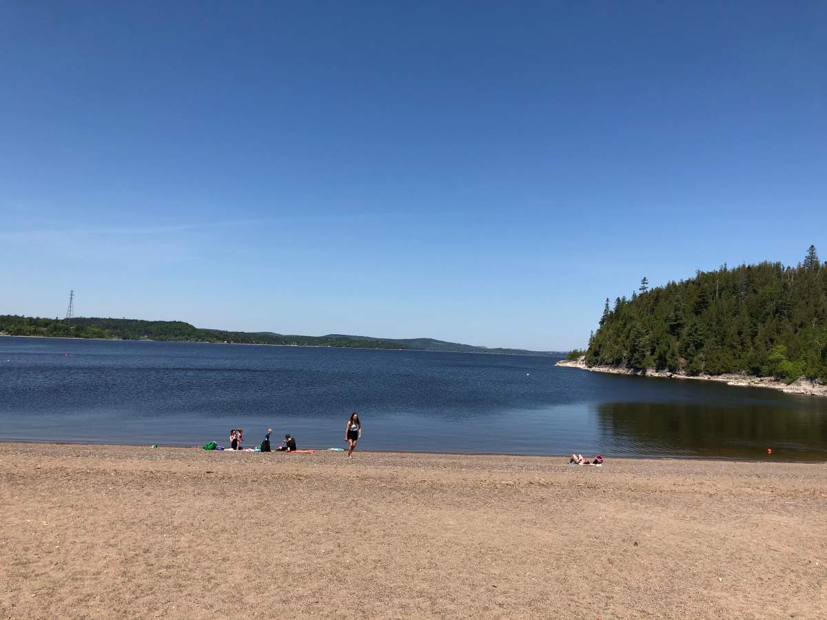 Dominion Park Beach in Saint John, New Brunswick.