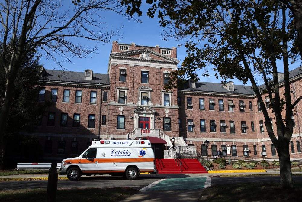 The Edith Nourse Rogers Memorial Veterans Hospital in Bedford, Mass., is pictured on Nov. 4, 2017. 