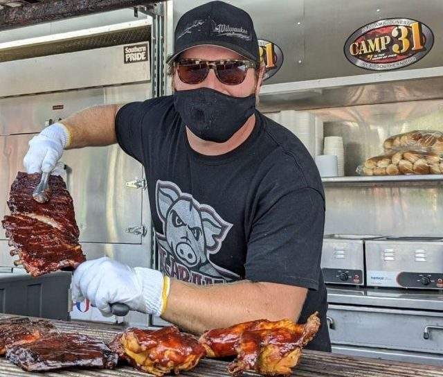 Camp 31 is among four teams that will participate in Burlington's drive-thru ribfest on Canada Day.