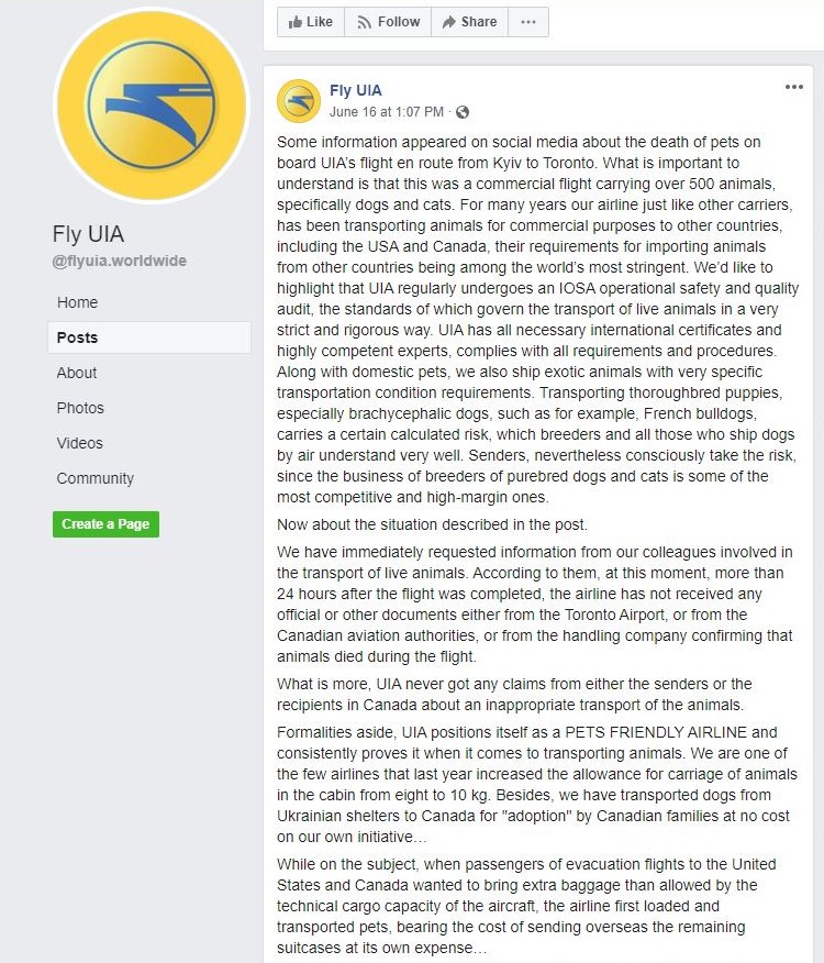 Dozens of dead dogs arrive at Toronto Pearson International Airport from Ukraine, CFIA says - image