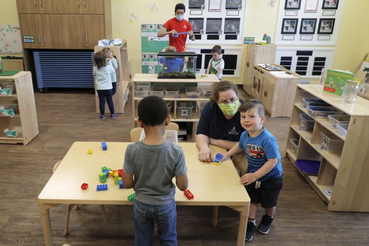A 2020 file photo of a child care centre in Tacoma, Wash. 