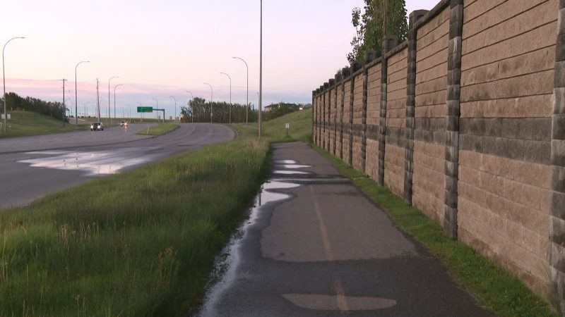 Calgary police say one person was killed in a crash on westbound Country Hills Boulevard Northwest at Stoney Trail on Thursday, June 24, 2020. 