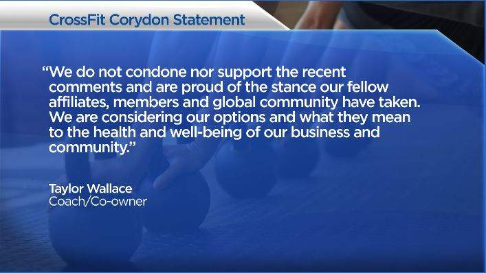 Statement from CrossFit Corydon – June 09, 2020