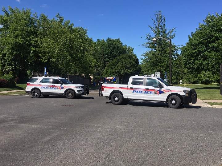 Police on scene in Markham investigating a fatal hit-and-run involving a cyclist.