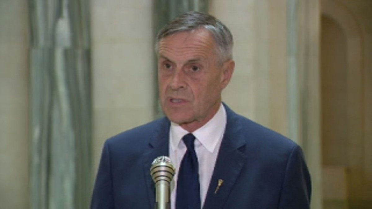 Saskatchewan is lifting the moratorium on evictions for non-payment of rent, Justice Minister Don Morgan, pictured here in a file photo, announced on Tuesday.