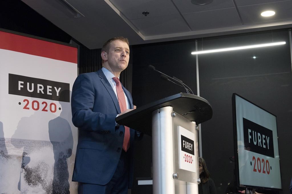 Dr. Andrew Furey officially enters the race to replace Dwight Ball as leader of the provincial Liberal party and Premier of Newfoundland and Labrador at the ALT Hotel in St. John?s on Tuesday March 3, 2020.