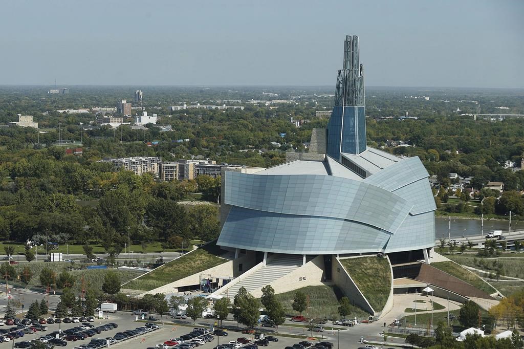 The Canadian Museum For Human Rights is shown in Winnipeg.