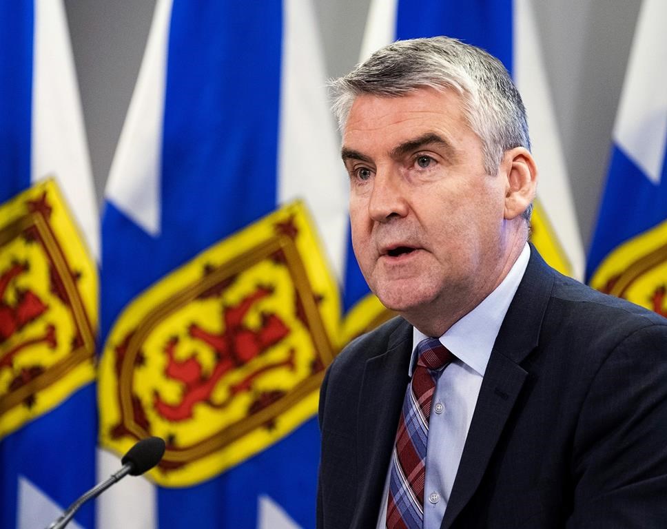 Nova Scotia Premier Stephen McNeil makes an announcement in Halifax, Friday, Friday, Dec 20, 2019.