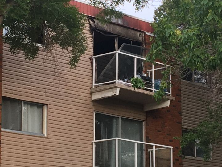 One person was taken to hospital after firefighters responded to a reported explosion at a downtown Edmonton apartment building Tuesday night.
