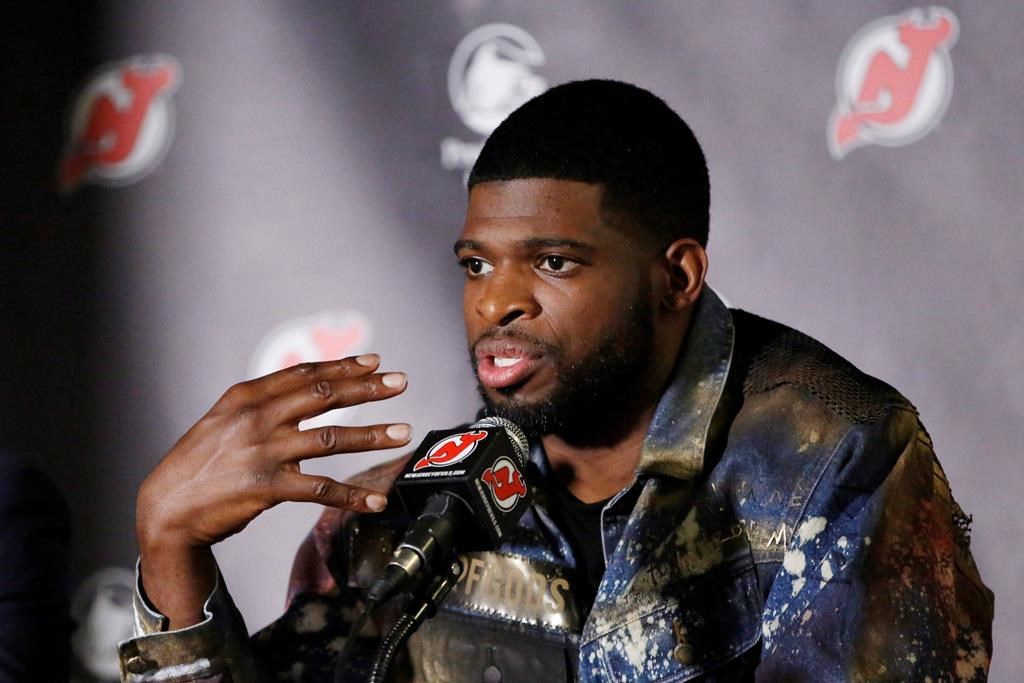 New Jersey Devils defenceman P.K. Subban says he's donated US$50,000 to a GoFundMe page set up for George Floyd's daughter, and that the NHL has matched the pledge.