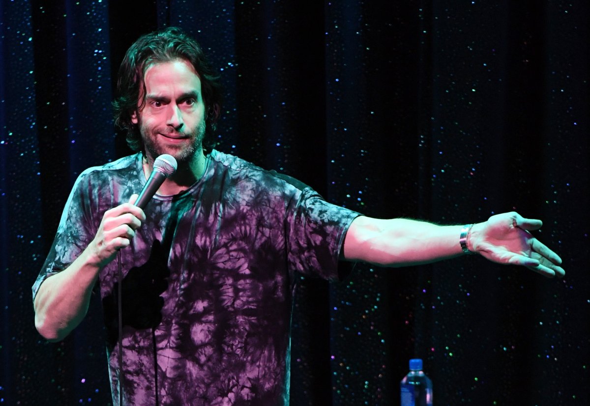 Actor/comedian Chris D'Elia performs his stand-up comedy routine as part of the Aces of Comedy series at The Mirage Hotel & Casino on August 25, 2018 in Las Vegas, Nevada.  