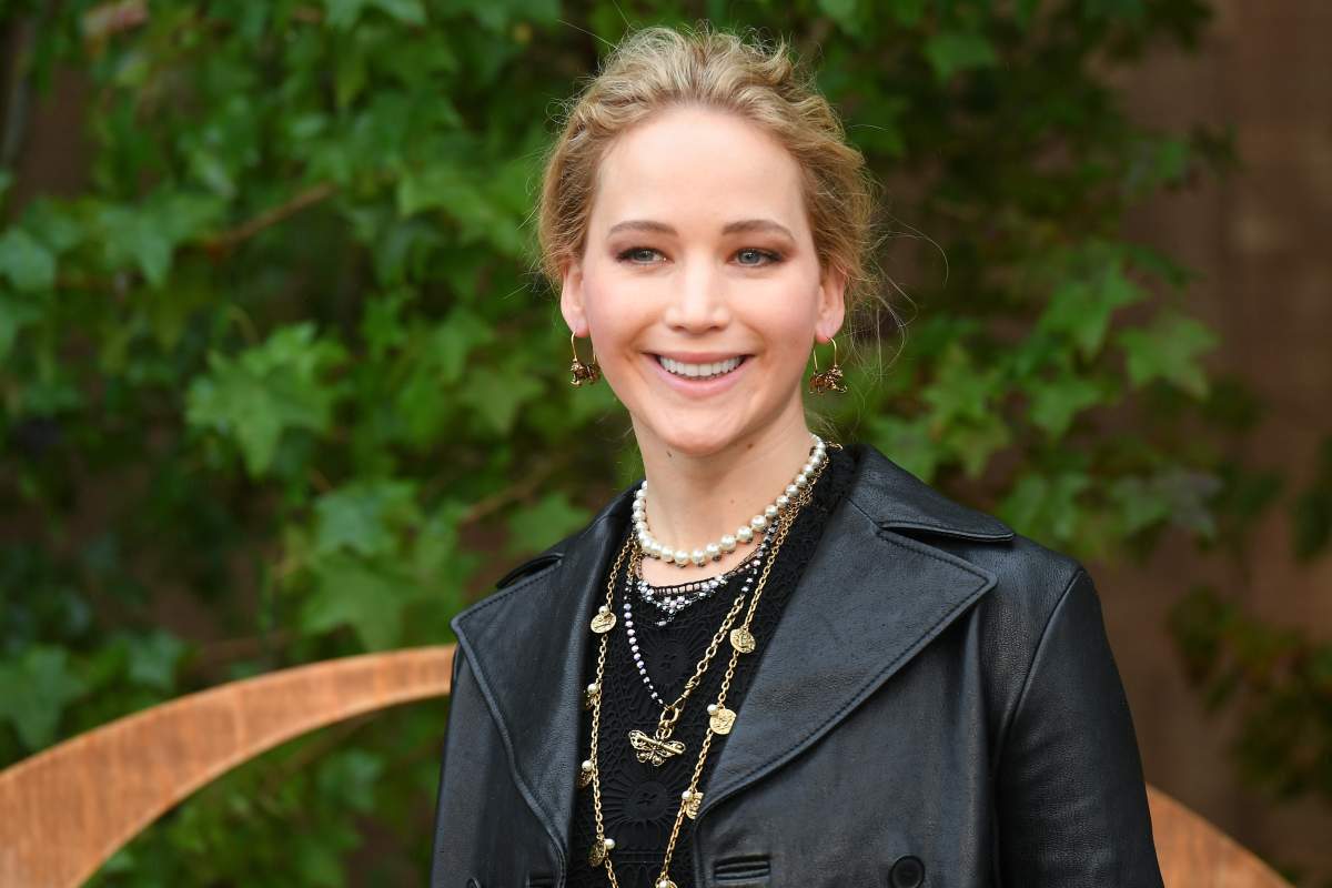Jennifer Lawrence attends the Christian Dior Womenswear Spring/Summer 2020 show as part of Paris Fashion Week on September 24, 2019 in Paris, France. 