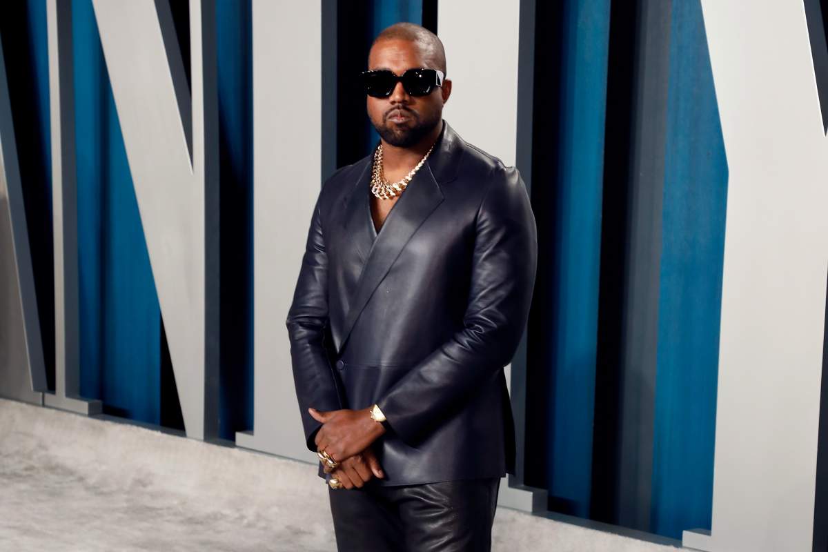 Kanye West attends the 2020 Vanity Fair Oscar party at Wallis Annenberg Center for the Performing Arts on Feb. 9, 2020 in Beverly Hills, Calif.