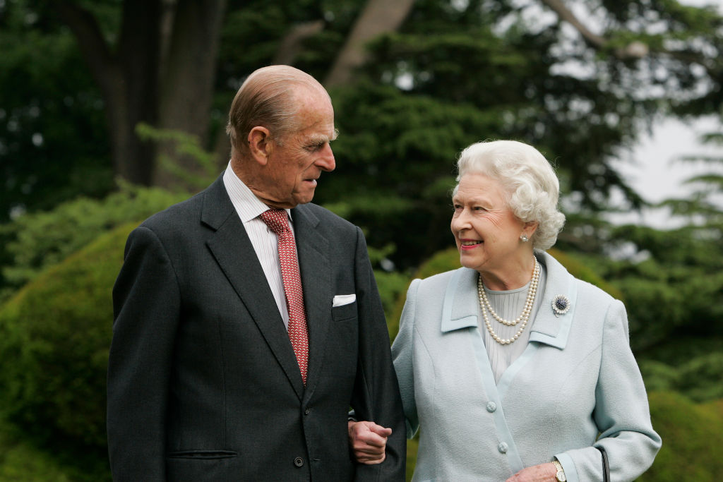 Queen Elizabeth II and Prince Philip, The Duke of Edinburgh, re-visit Broadlands to mark their Diamond Wedding Anniversary on Nov. 20, 2007. The royals spent their wedding night at Broadlands in Hampshire in November 1947.