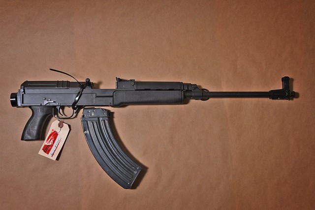 CSA VZ.58 semi-automatic rifle recovered from the scene.