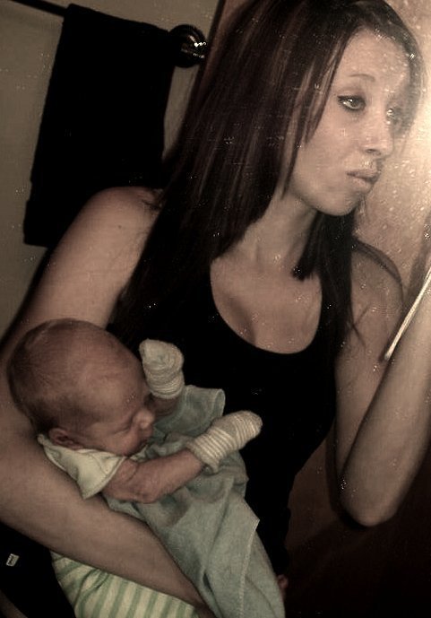 Photo posted by Shelby Herchak with her baby Daniel Herchak in 2010.