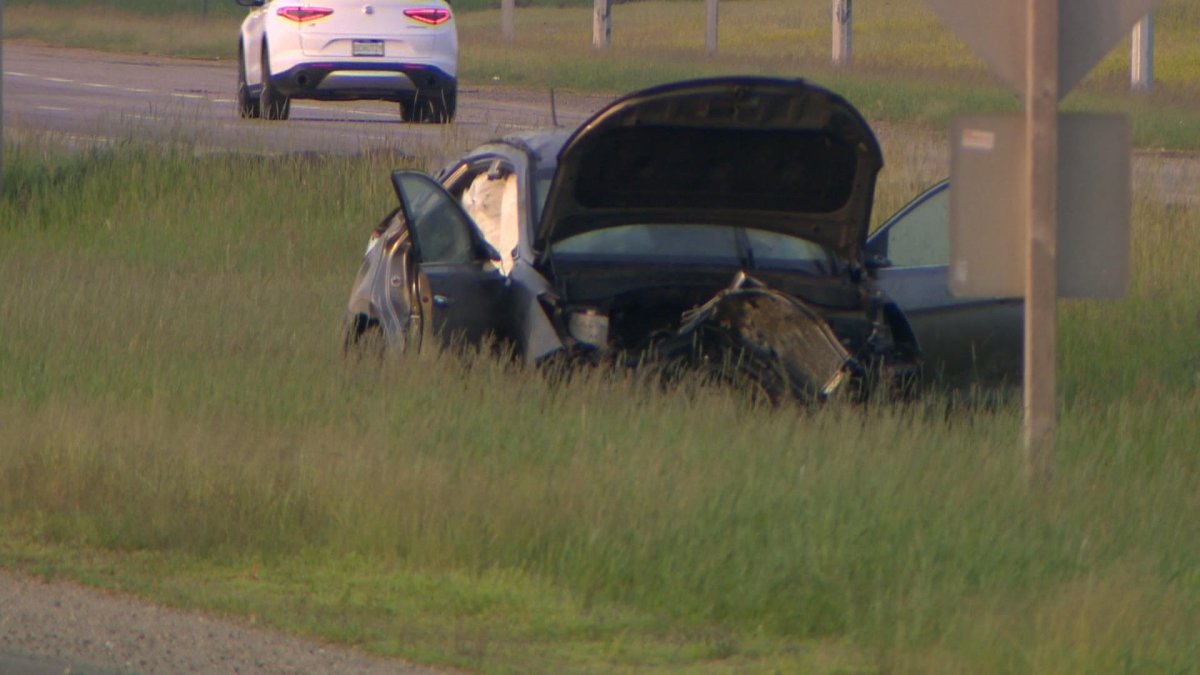 Saskatoon police said the rollover happened at Highway 16 and Idylwyld Drive North.