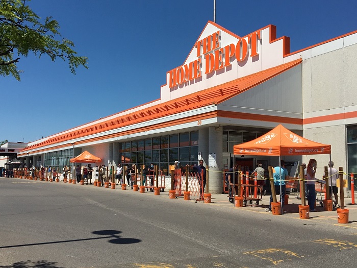 Home Depot store in Toronto has seen a spike in COVID-19 cases