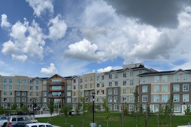 Horizon View affordable housing development reached completion in Calgary in June 2020.