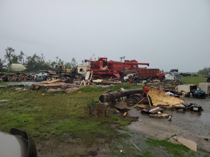 Cleanup begins as storm, probable tornado topples barns, floods streets ...