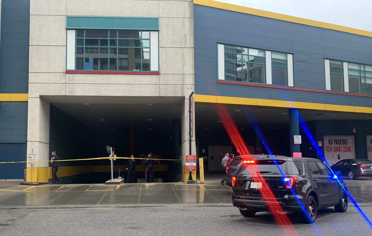 Calgary police responded to a shooting death in Eau Claire on Friday, June 5, 2020.