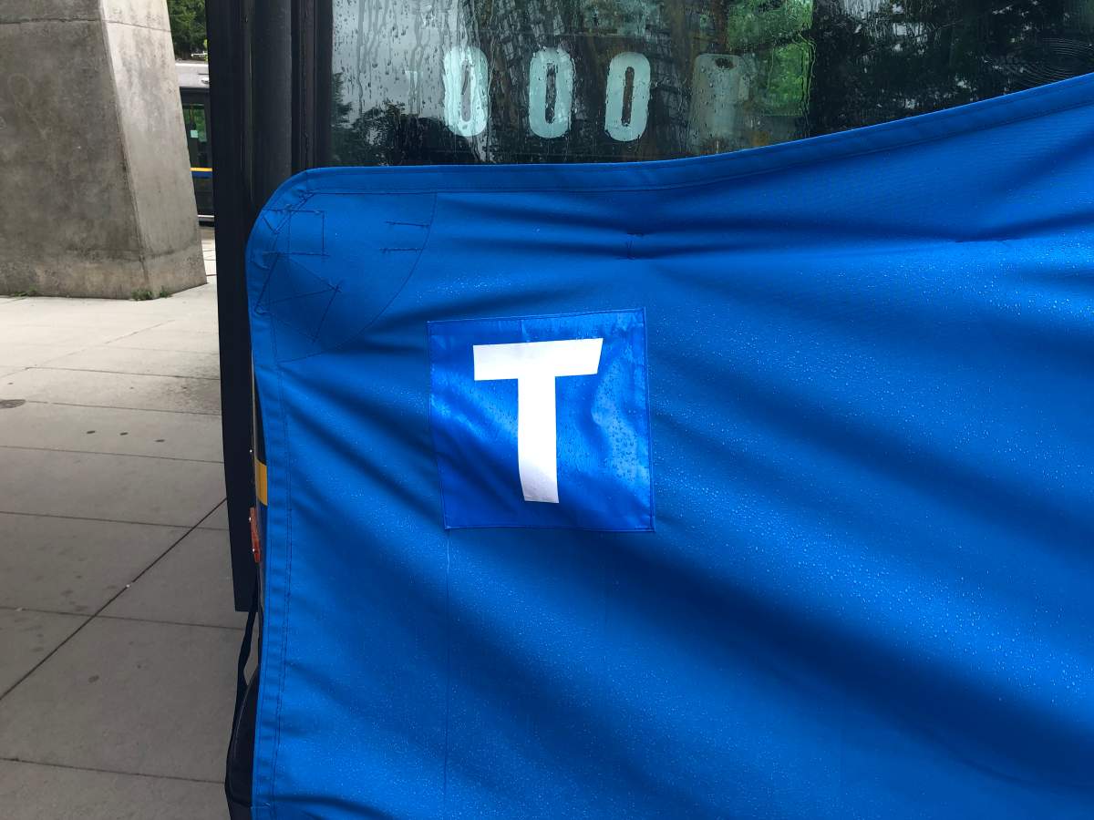 TransLink will be giving away branded face masks in a social media giveaway.