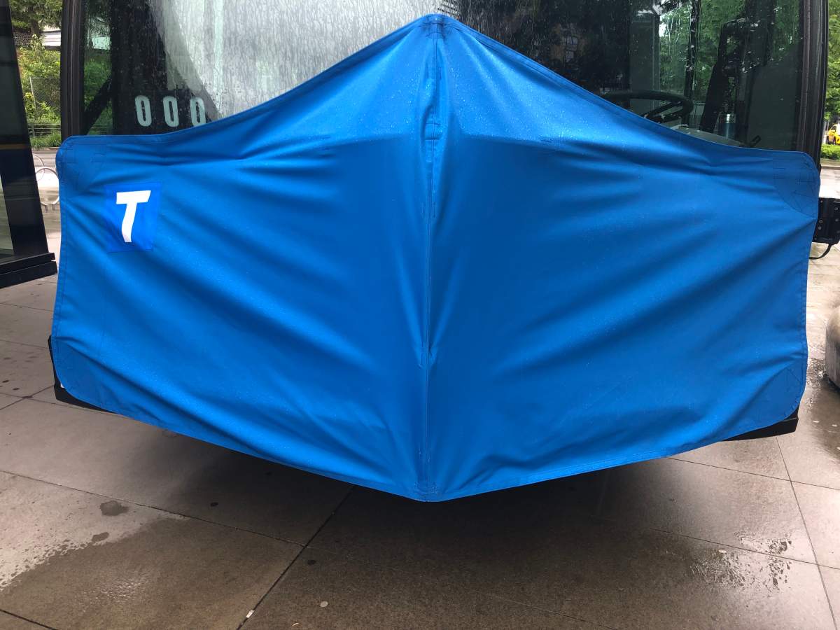 TransLink will be giving away branded face masks in a social media giveaway.