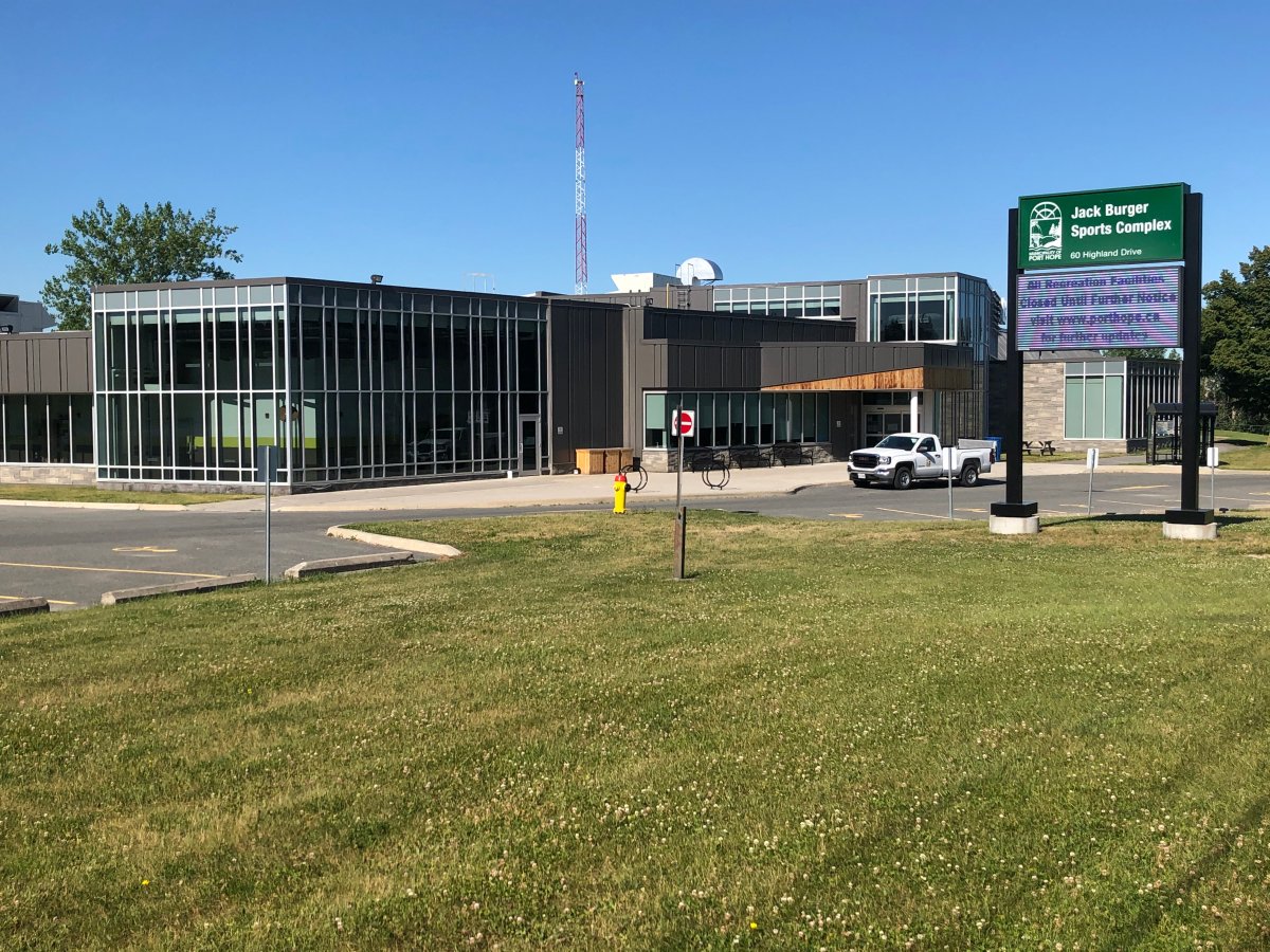 A man died following a suspected medical incident at the Jack Burger Sports Complex in Port Hope, Ont., on June 13, 2023.