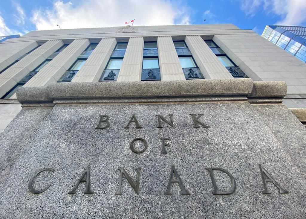 The Bank of Canada building is seen in Ottawa, Wednesday, April 15, 2020.
