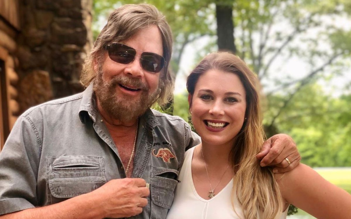 (L-R): Hank Williams Jr and his daughter Katherine Williams-Dunning.