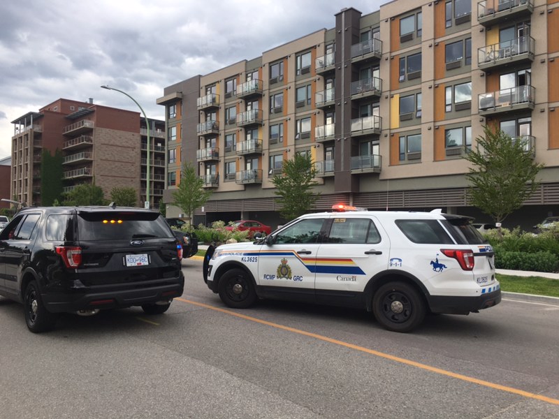 Kelowna RCMP said officers responded to a person in medical distress who reportedly had a weapon.