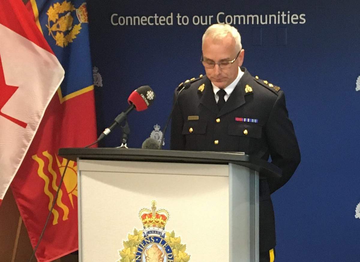 Supt. Brent Mundle speaks at a press conference Tuesday afternoon.