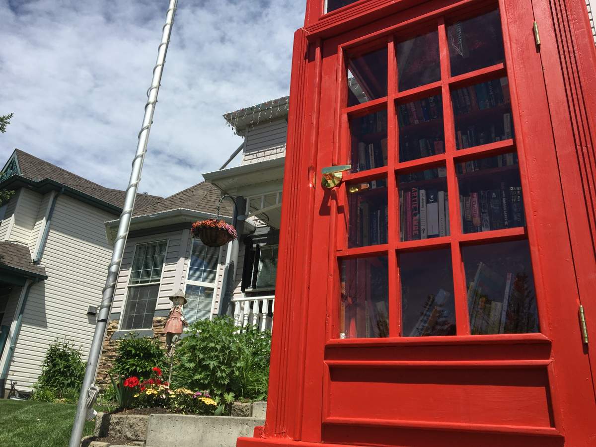 Exterior of Bernie’s library.