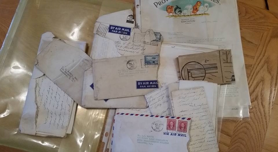 A collection of love letters Dario Trampus found on a renovation job in 2007. 