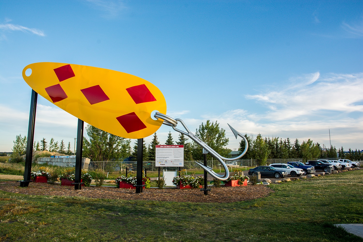 Lacombe's giant fishing lure is officially the world's largest