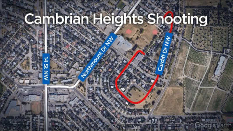 Calgary police are investigating a shooting in the 200 block of Cardiff Drive Northwest on Tuesday, June 23, 2020.