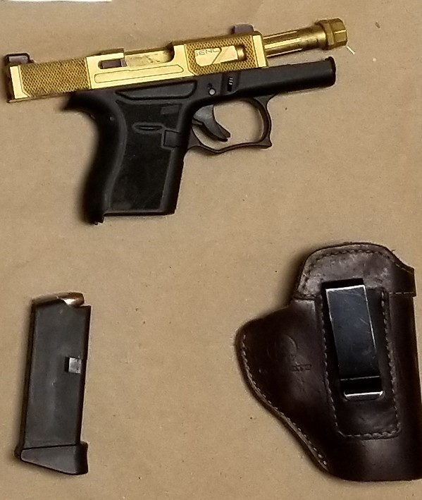 The gun seized from the home of Noah Zakall on May 6, more than one month before he was killed in what police called a targeted shooting.