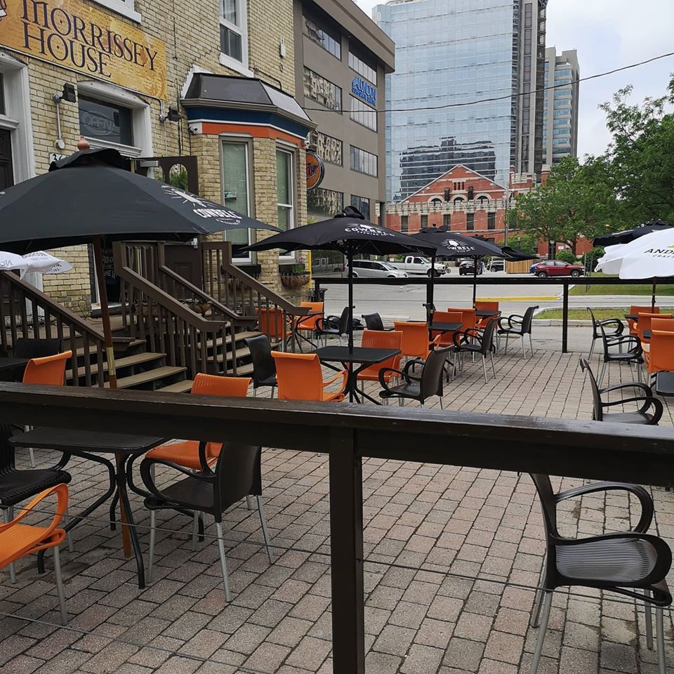 The Morrissey House is among the restaurants ready to open its patio on Friday.