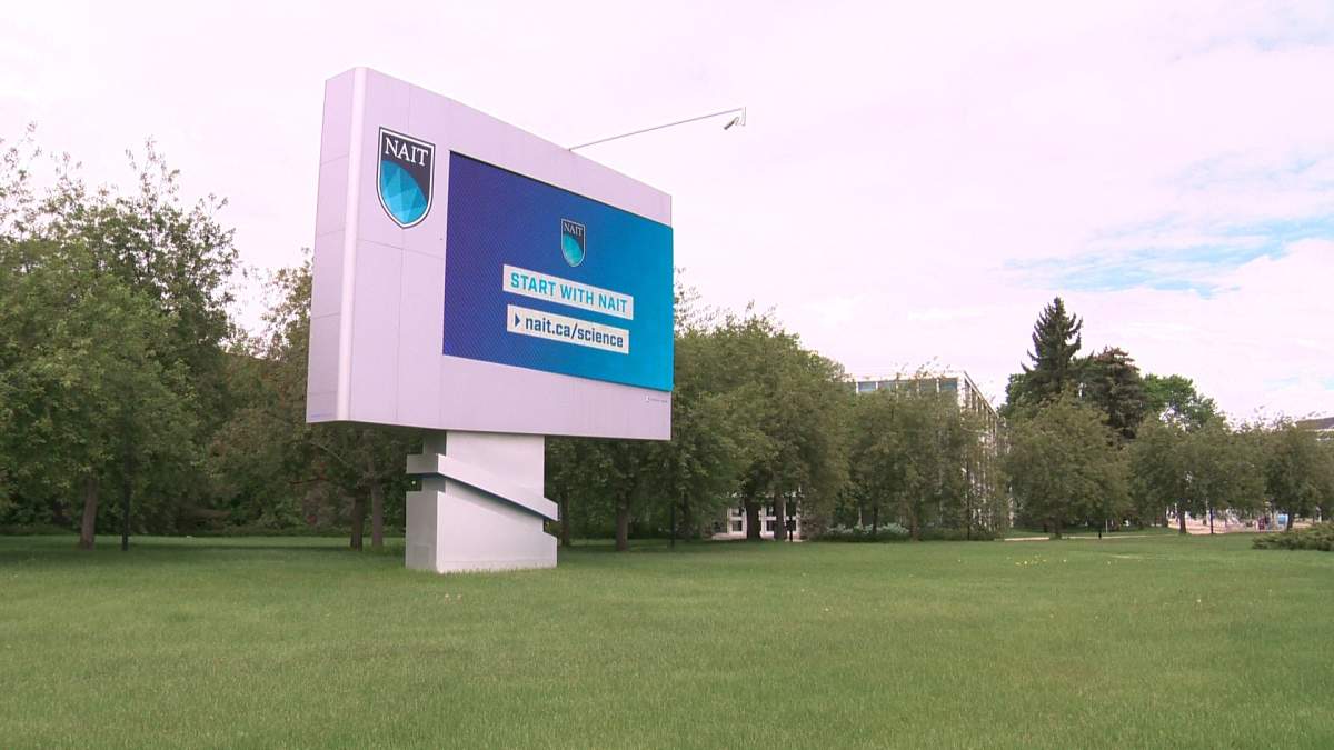 NAIT in Edmonton pictured on June 3, 2020.