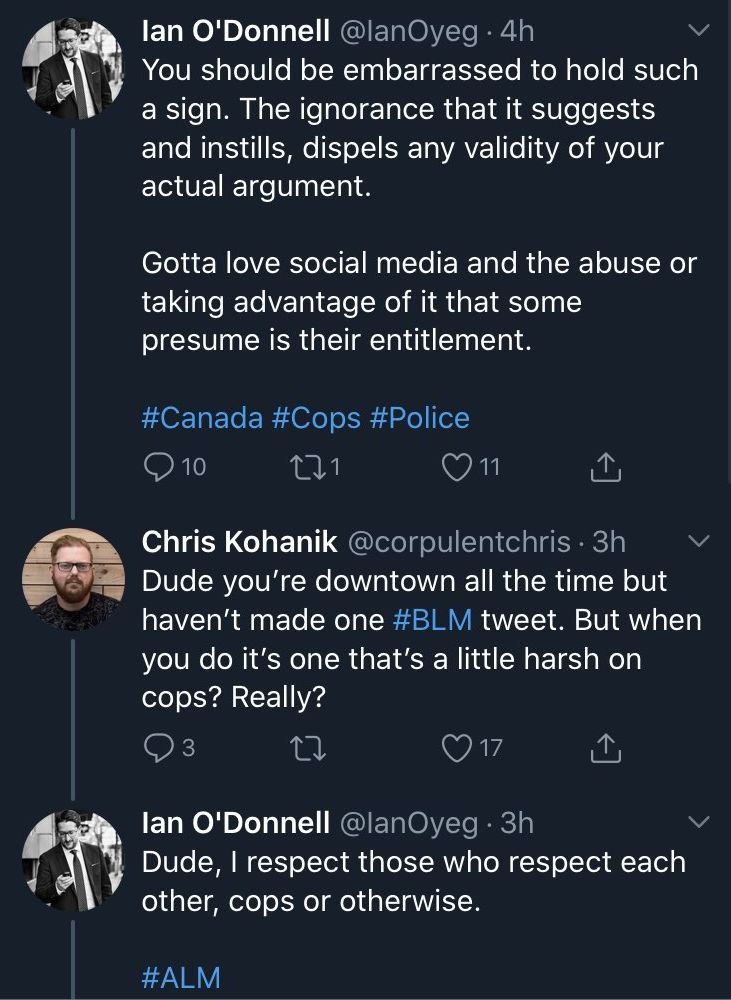 With recent public discussions both in the U.S. and in Canada being focused largely on racism, several members of Edmonton’s Downtown Business Association issued a statement Thursday rebuking the organization’s executive director for a hashtag he used on Twitter.