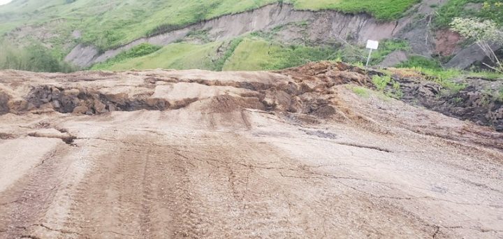 Residents of Old Fort, B.C., are on evacuation alert and the Transportation Ministry says Old Fort Road is closed except to emergency vehicles.