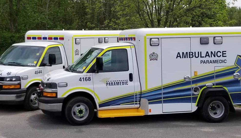 A Peterborough woman is accused of assaulting a paramedic.