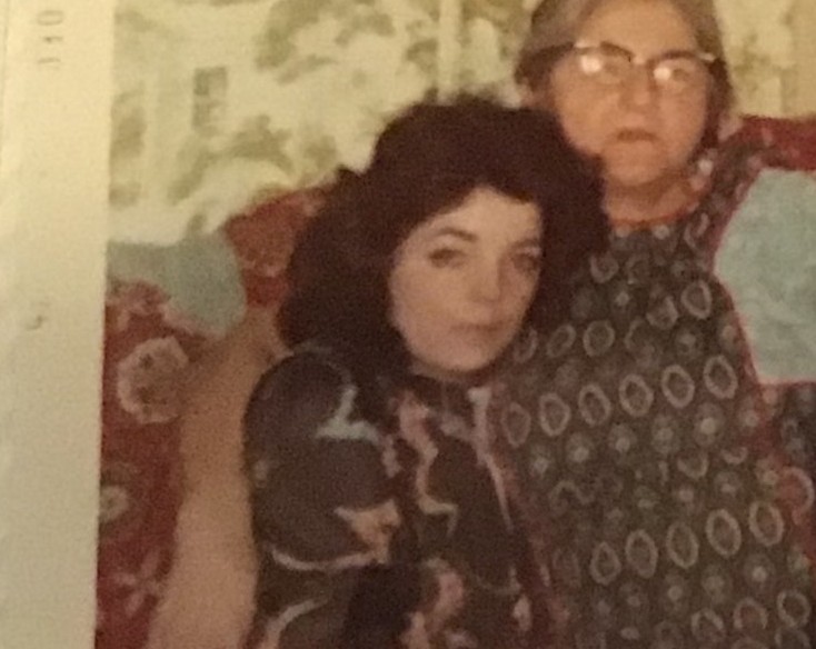 Patricia West is seen with her mother in a photo provided by Erica Surette.