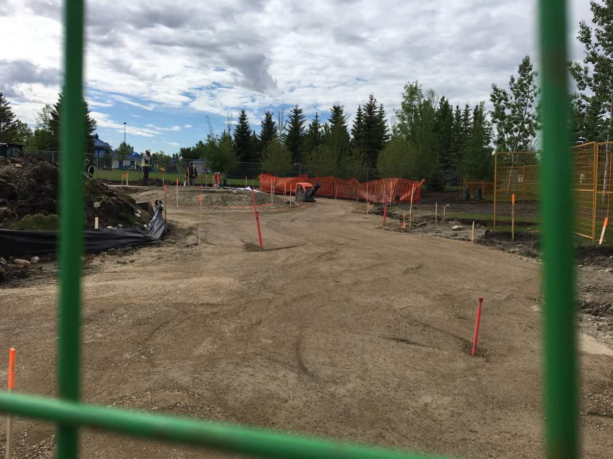 Construction of Quinterra Legacy Garden.